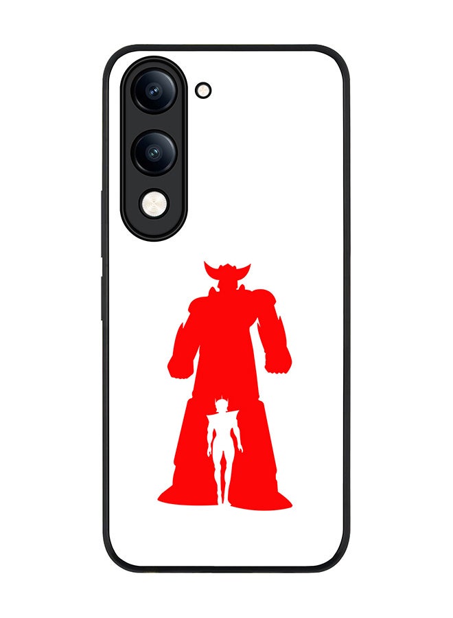 For vivo Y29s 5G / Y19s 5G Case,Slim fit Camera Protection, Shockproof Thin Phone cover  - Grendizer (White)